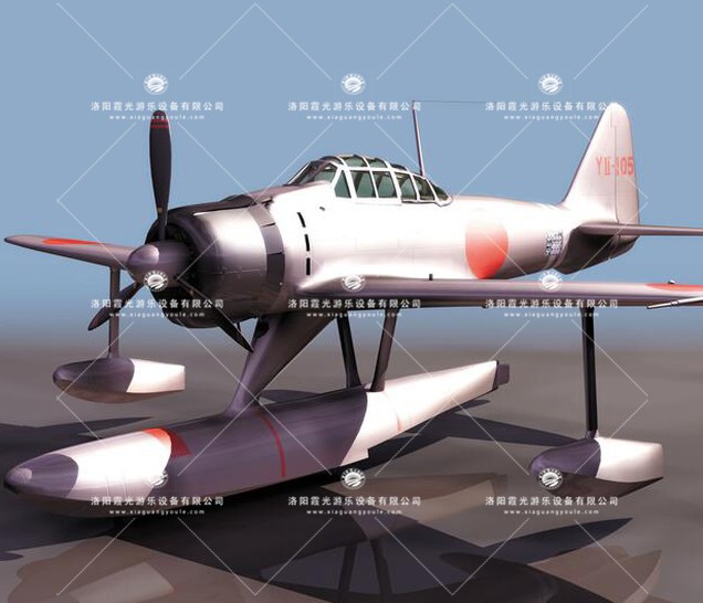 房山3D模型飞机_